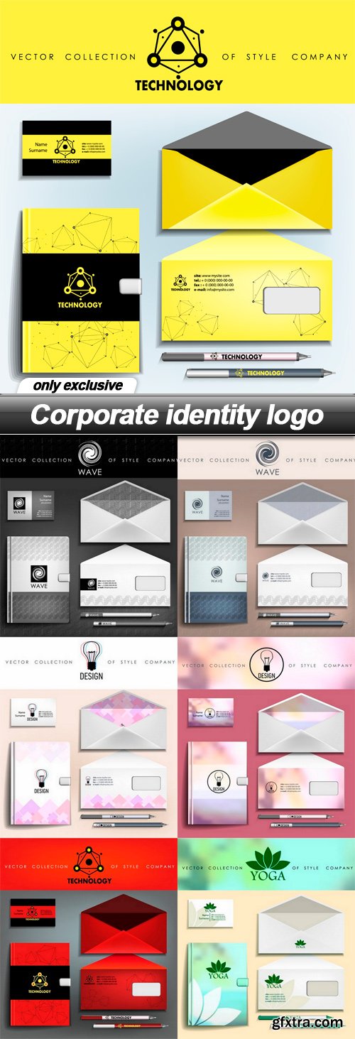 Corporate identity logo - 7 EPS