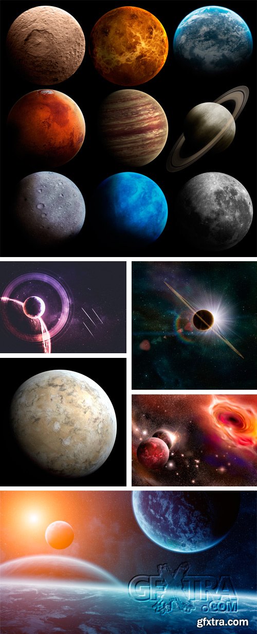 Amazing SS - Stars and Planets, 25xJPGs