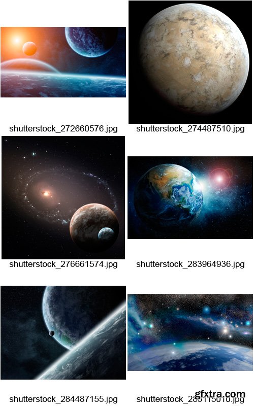 Amazing SS - Stars and Planets, 25xJPGs