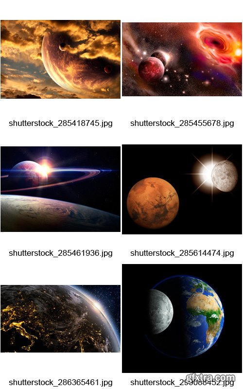 Amazing SS - Stars and Planets, 25xJPGs