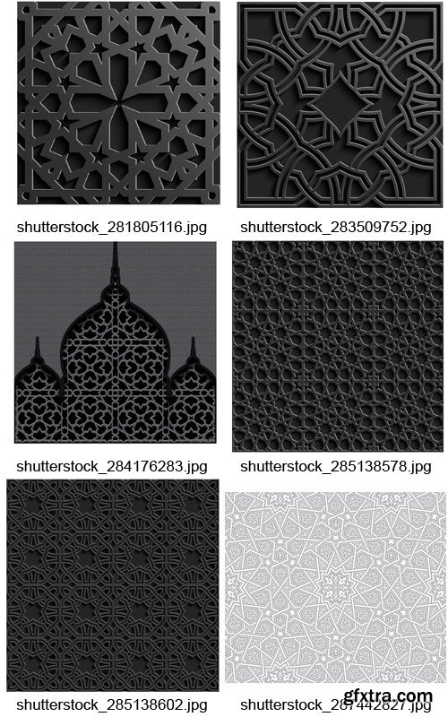Amazing SS - Arabic Patterns 2, 25xEPS