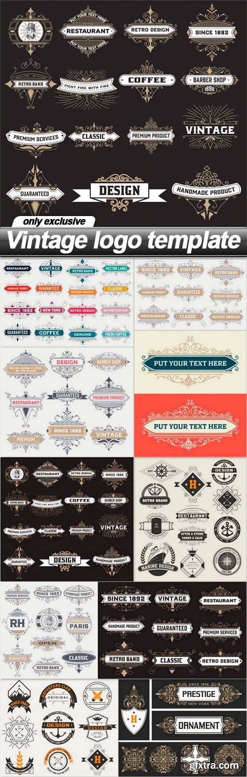 Vintage logo template - 10 EPS