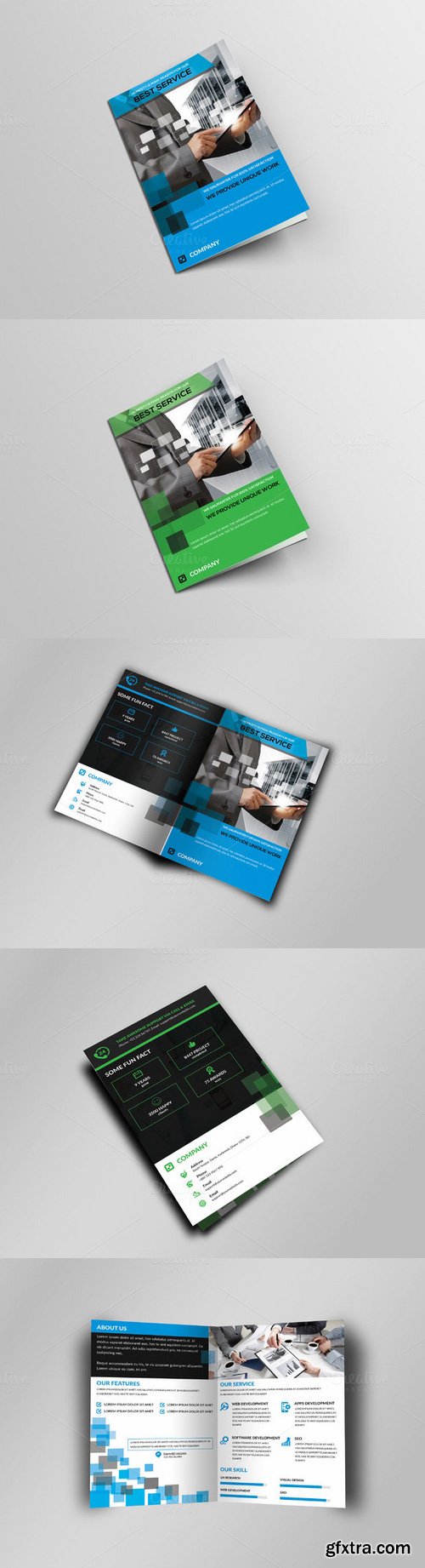 CM - Corporate Business Bi-Fold Brochure 329217