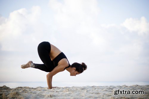 Yoga on the sand