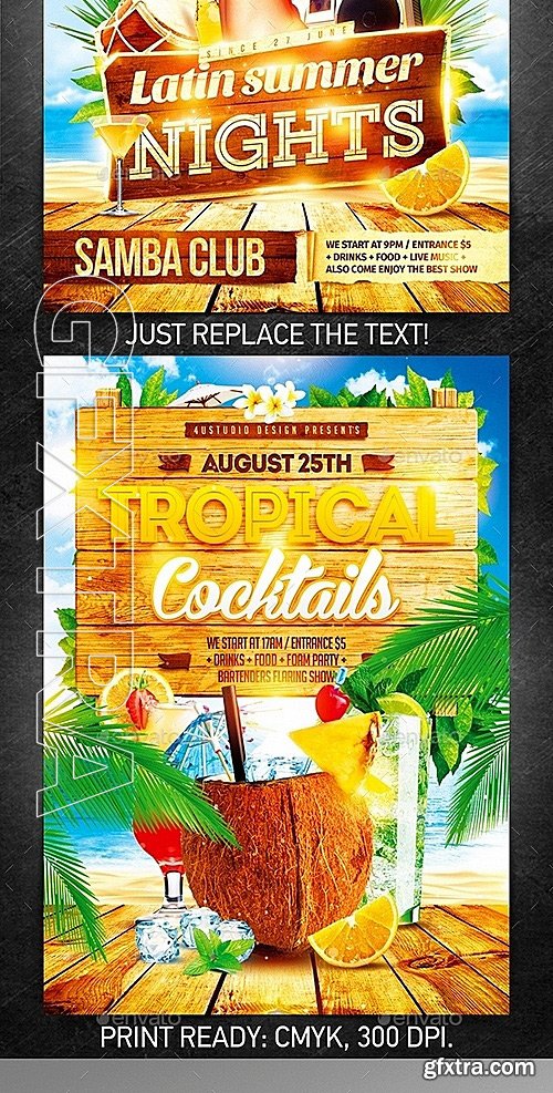 GraphicRiver - Summer Vacation Flyer Bundle vol2 12343027