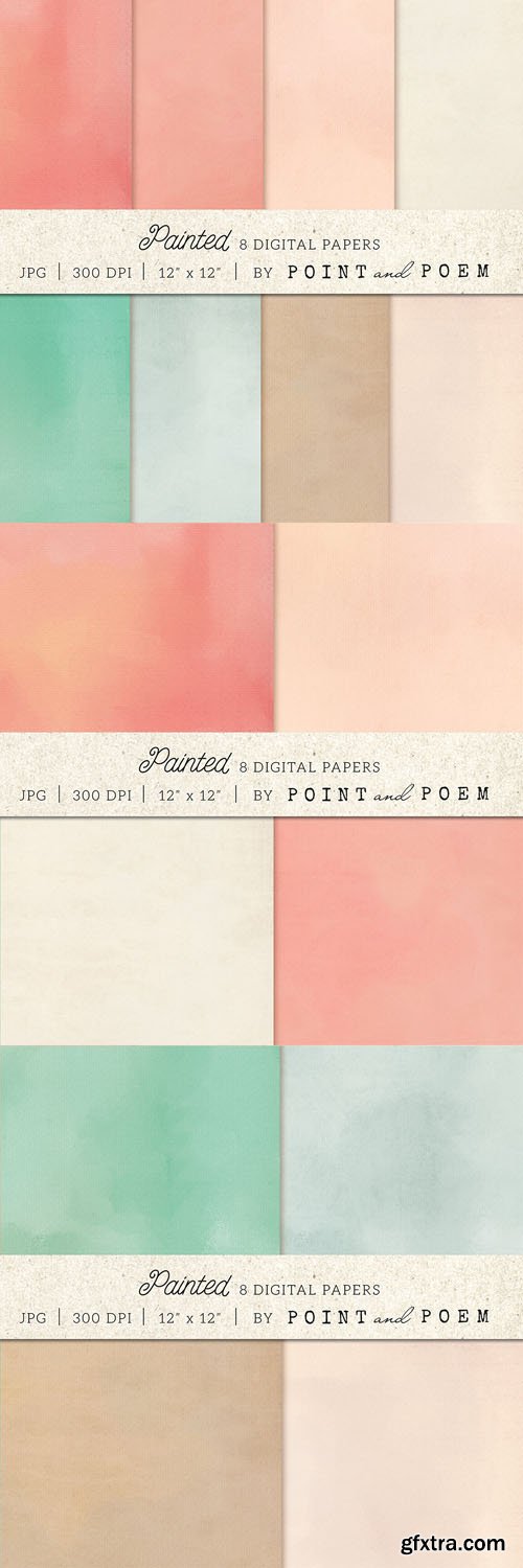 Textured digital paper - Painted - CM 179464