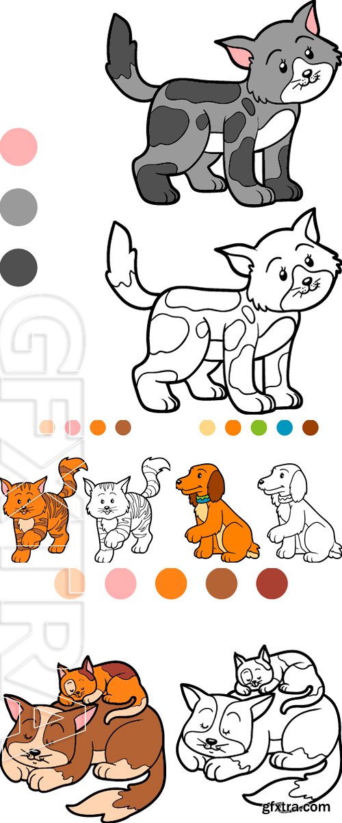 Stock Vectors - Coloring book for children