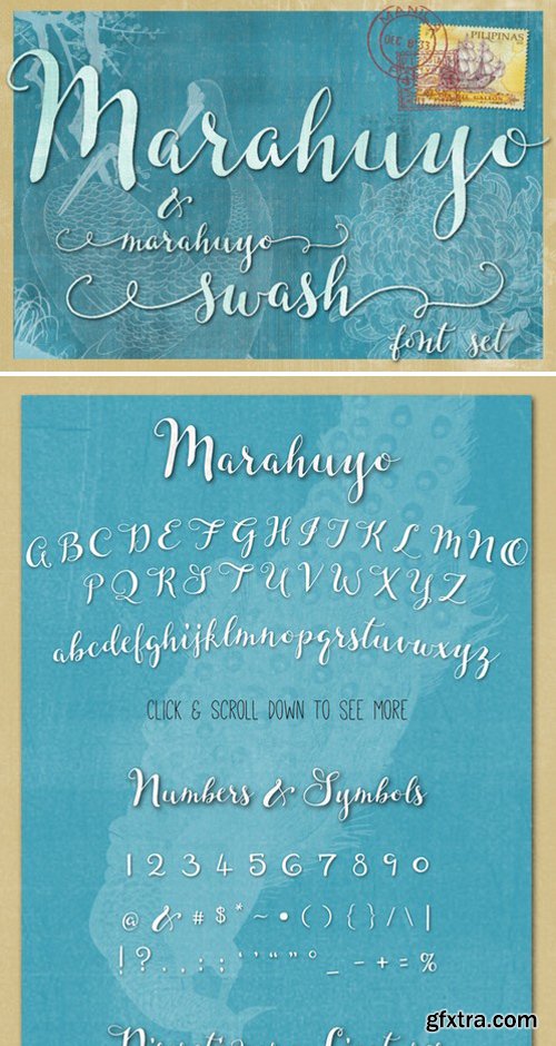 CM - Marahuyo Font Family Set 333436