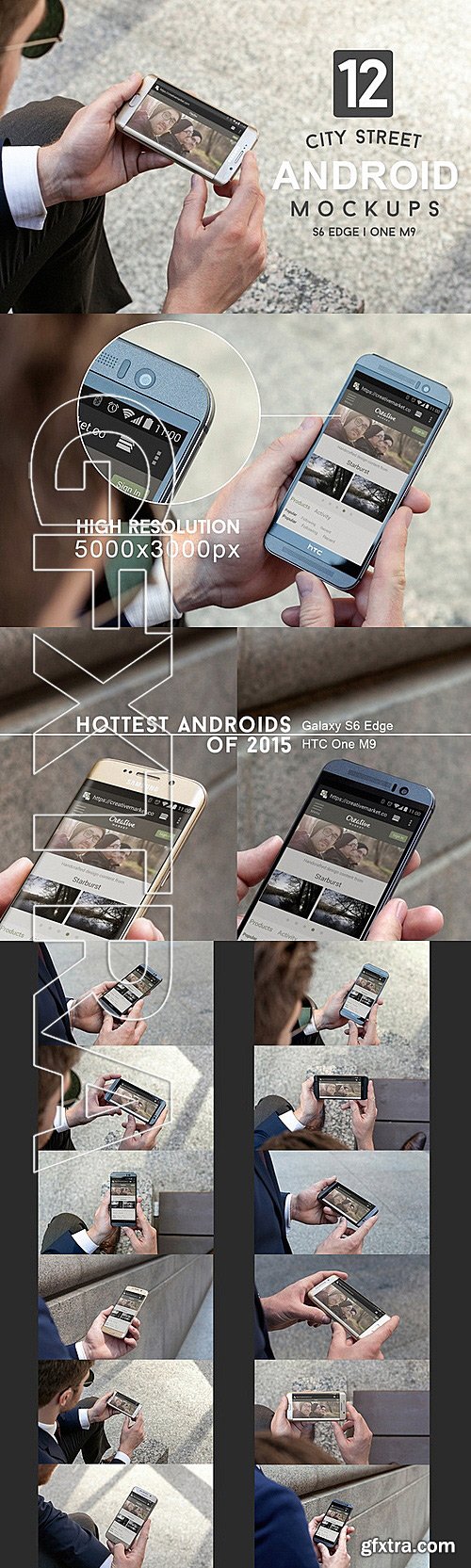 CM - 12 City Street Android Mockups 334462