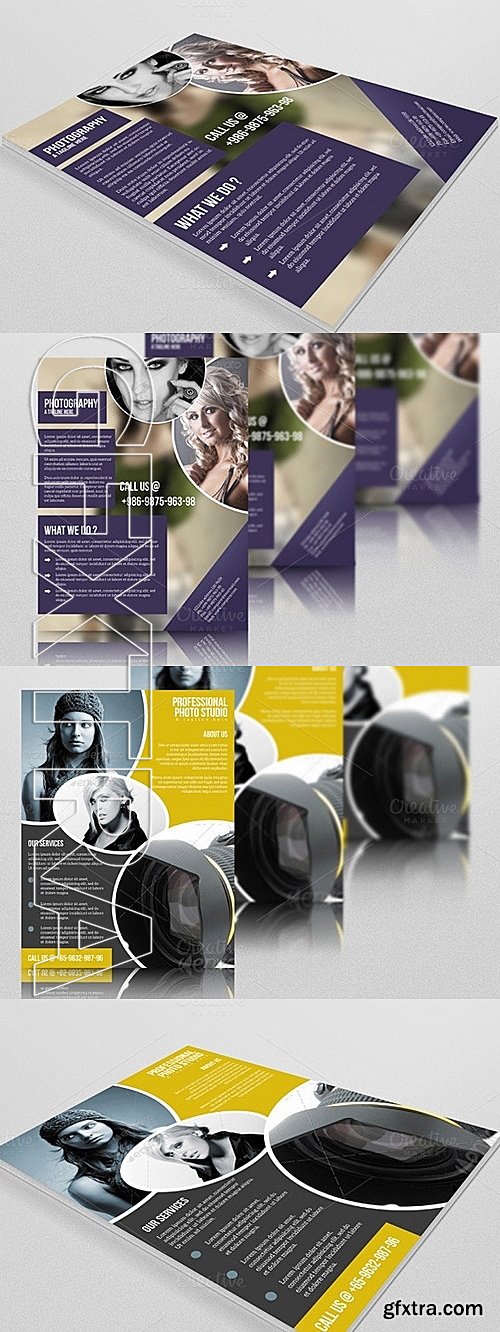 CM - Photography flyer bundle - 6 flyer 334340