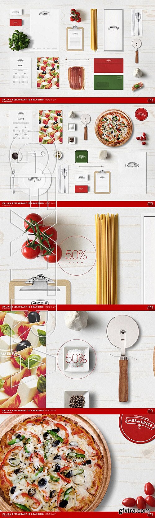 CM - Italian Restaurant Identity Mock-up 333380