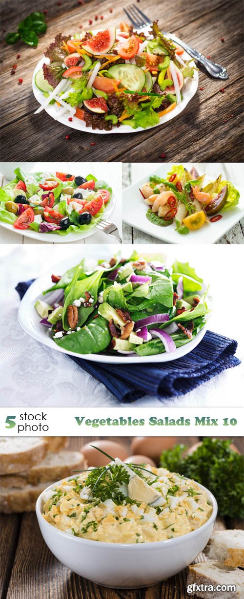 Photos - Vegetables Salads Mix 10