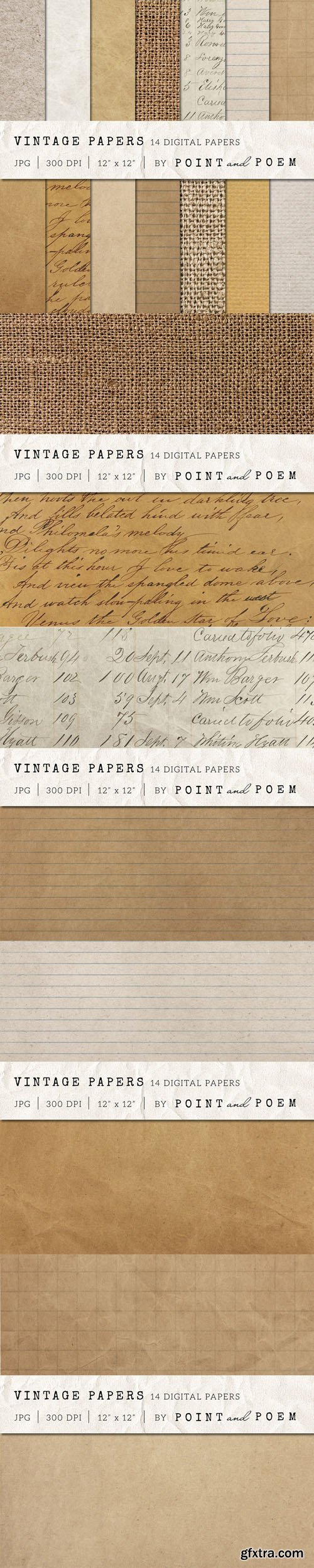 Old vintage Paper textures - CM 152746