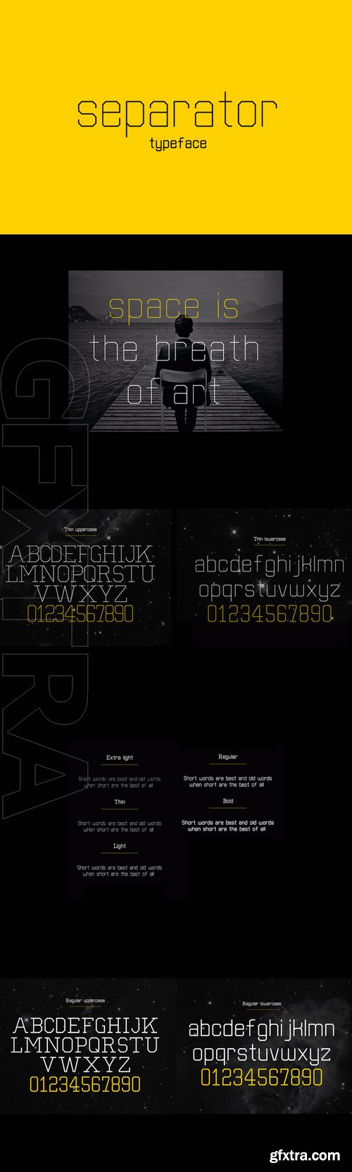 CM - Separator typeface 63724