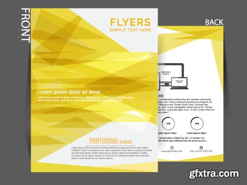 Business flyer brochure or magazine cover vector