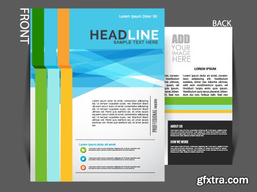 Business flyer brochure or magazine cover vector