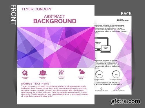 Business flyer brochure or magazine cover vector