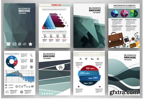 Business flyer brochure or magazine cover vector