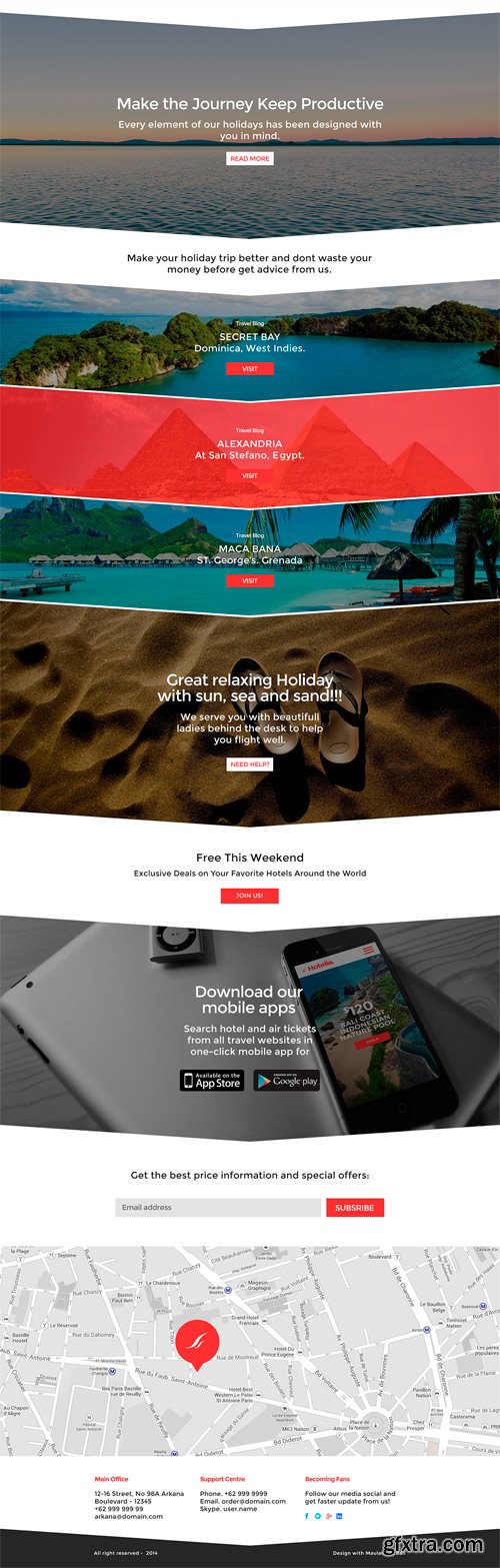 CM 102279 - BUNDLE - Clean PSD Website Template