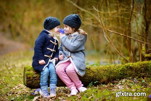 Collection of different children on nature in baby car shop 25 HQ Jpeg