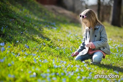 Collection of different children on nature in baby car shop 25 HQ Jpeg