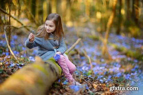 Collection of different children on nature in baby car shop 25 HQ Jpeg