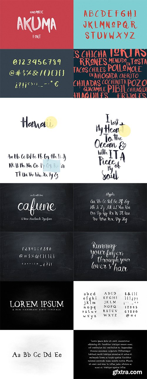 10 Dollar Bundle vol.4 – 16 Custom Fonts!