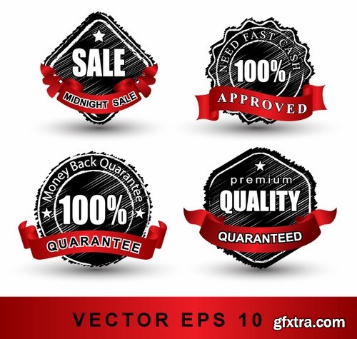 Collection of vector image label on various subjects #2-25 Eps