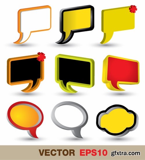 Collection of vector image label on various subjects #2-25 Eps