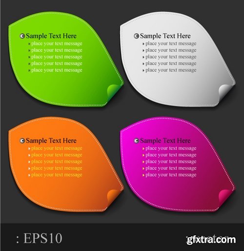 Collection of vector image label on various subjects #2-25 Eps