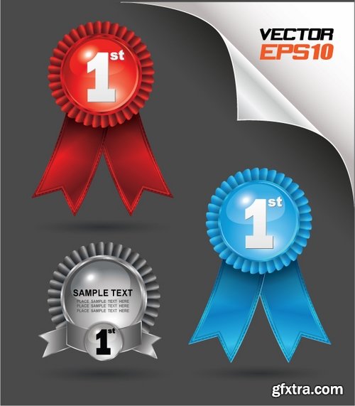 Collection of vector image label on various subjects #2-25 Eps