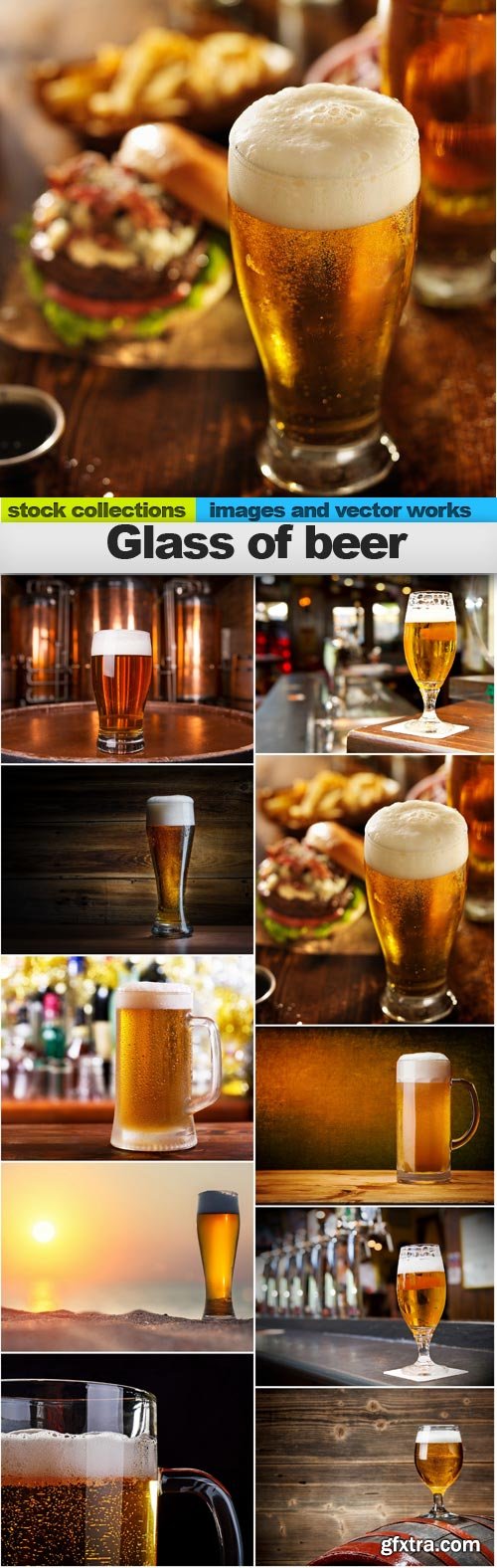 Glass of beer, 10 x UHQ JPEG