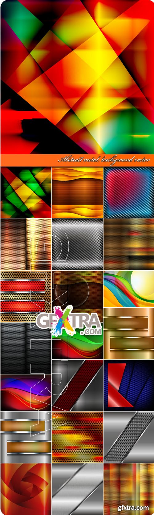 Abstract metal background vector