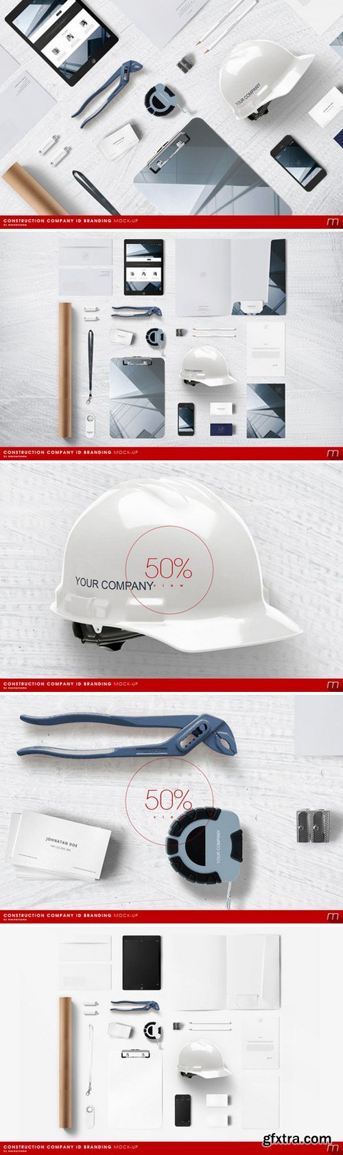 CM - Construction Company Branding Mock-up 335573