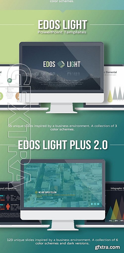 GraphicRiver - 4 in 1 Bundle PowerPoint 12390940