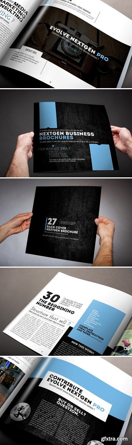 CM - NextGen Square Brochure Template 311059