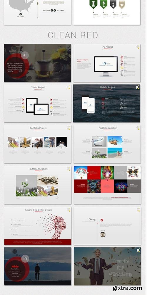 GraphicRiver Minio PowerPoint Presentation Template 9509077