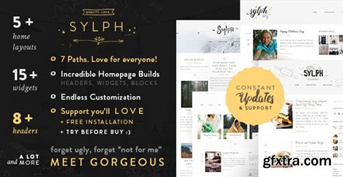 ThemeForest - Sylph v1.0 - A Multi-Path WordPress Blog Theme - 11891587