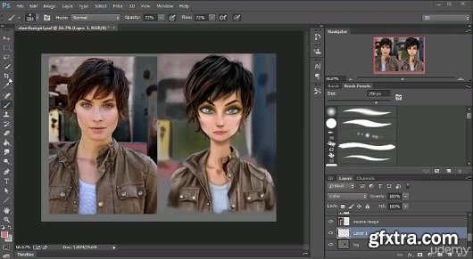 Digital Painting for Cartoon Characters