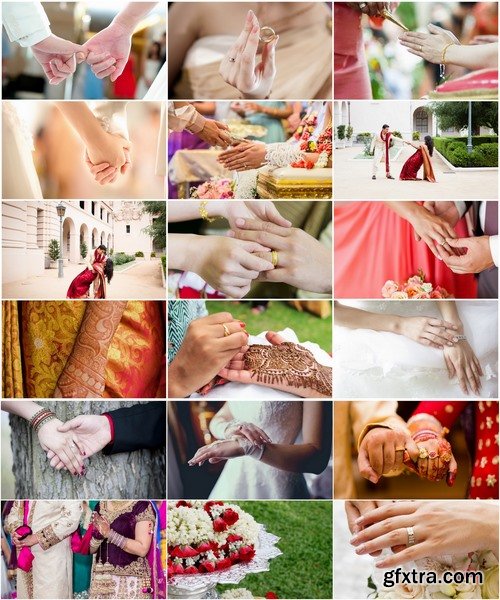 Collection of Indian wedding bride groom marrying marriage newlyweds 25 HQ Jpeg