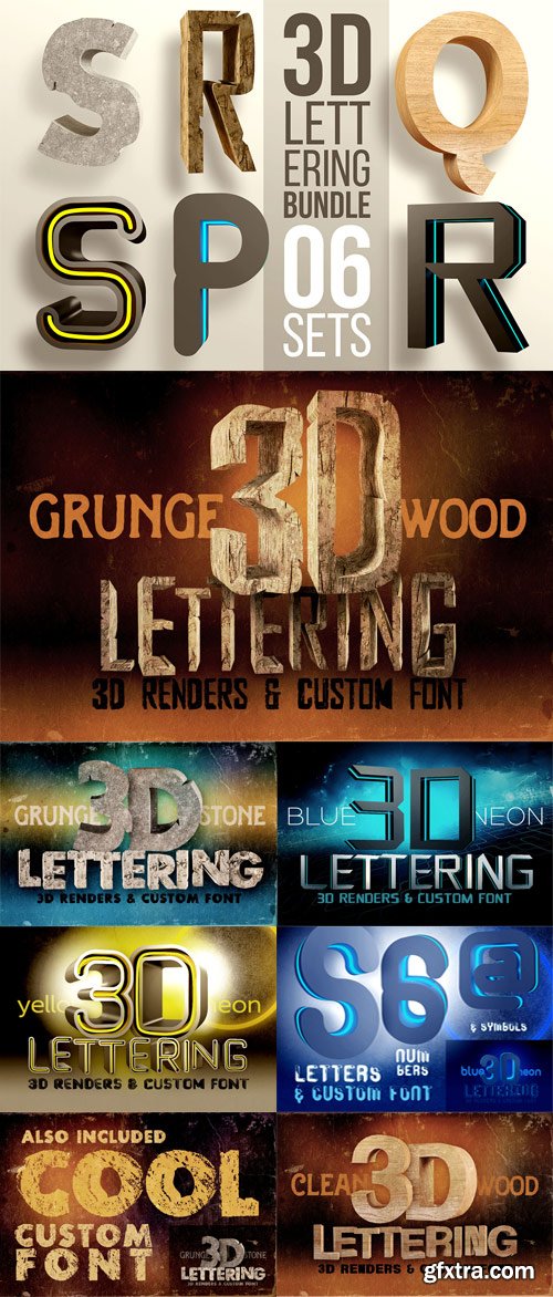 3D Lettering Mega Bundle