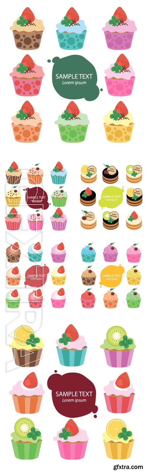 Stock Vectors - Cake vector illustration