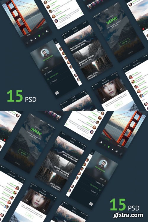 Instagram Concept Social App PSD