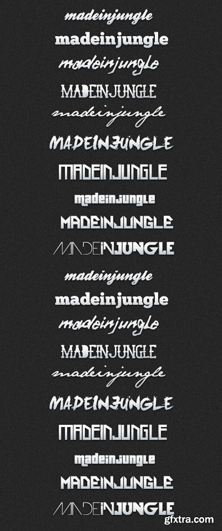 Font Pack madeinjungle (22 Fonts)