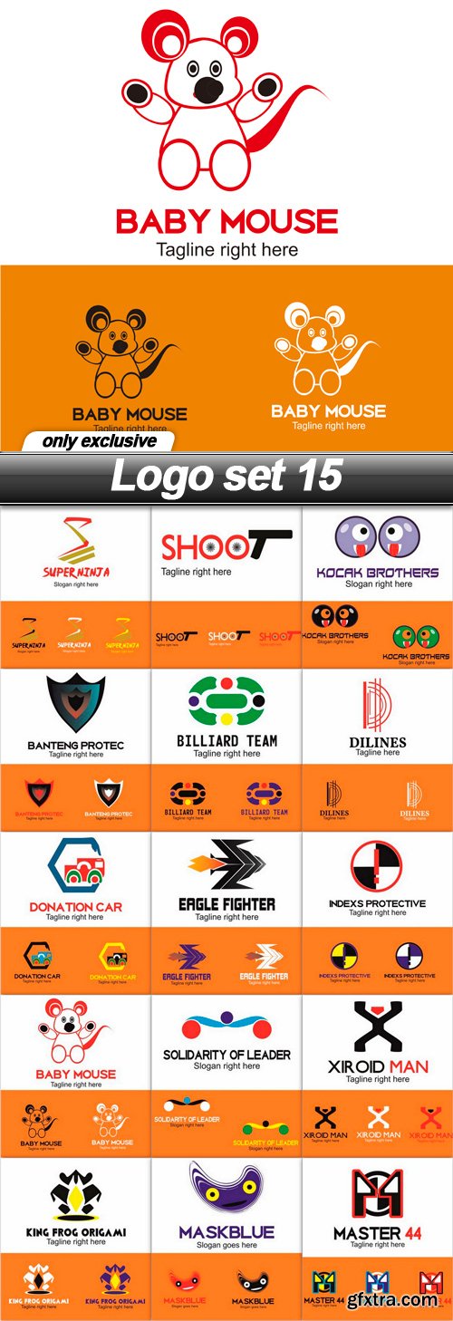 Logo set 15 - 15 EPS