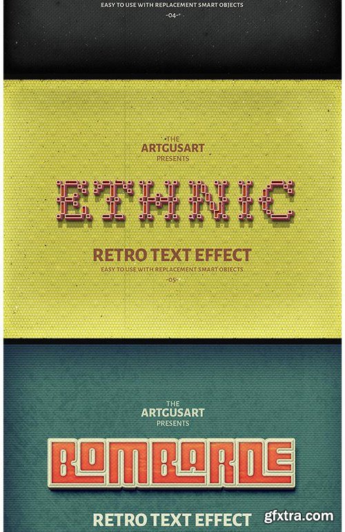 Graphicriver 10 Retro Text Effect v.3