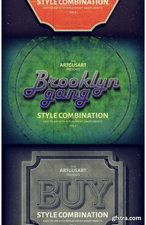 Graphicriver 10 Retro Text Effect v.3