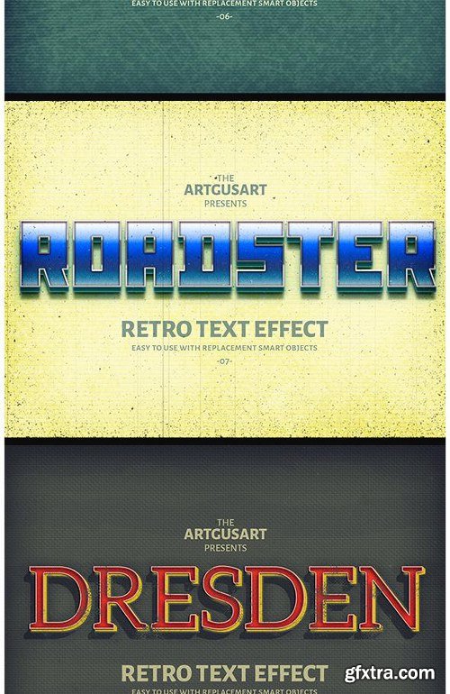 Graphicriver 10 Retro Text Effect v.3