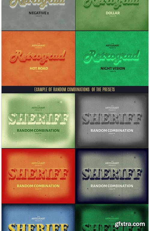 Graphicriver 10 Retro Text Effect v.3