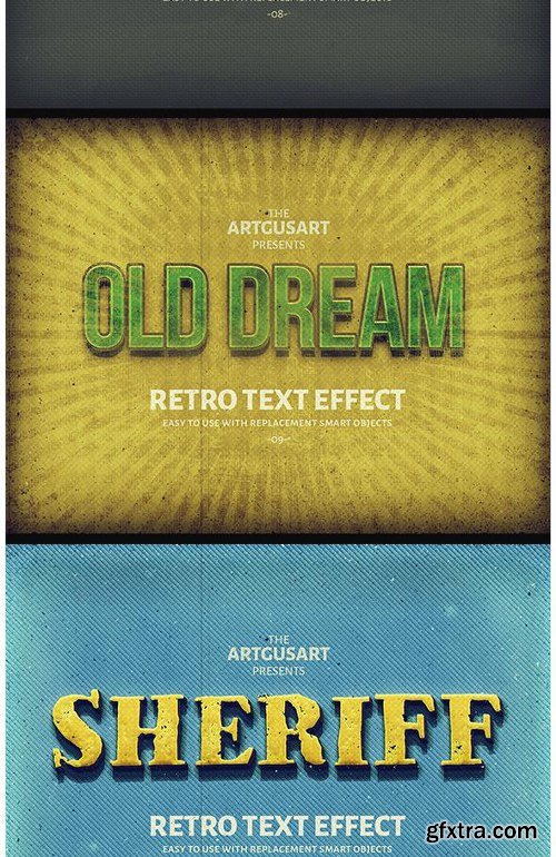 Graphicriver 10 Retro Text Effect v.3